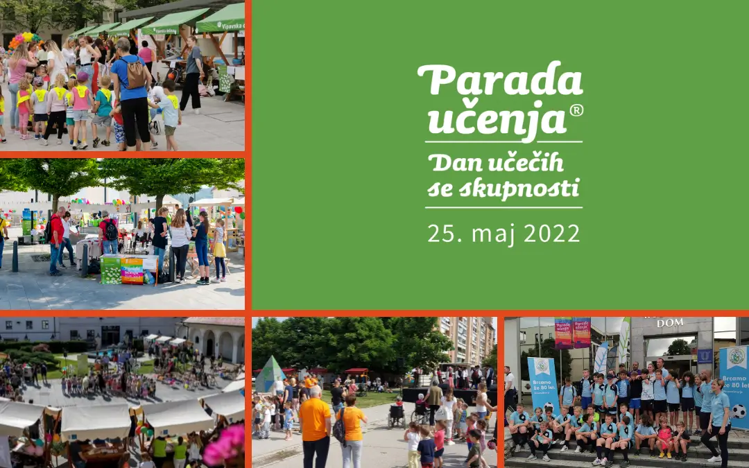 The photo of the venues of the learning parade