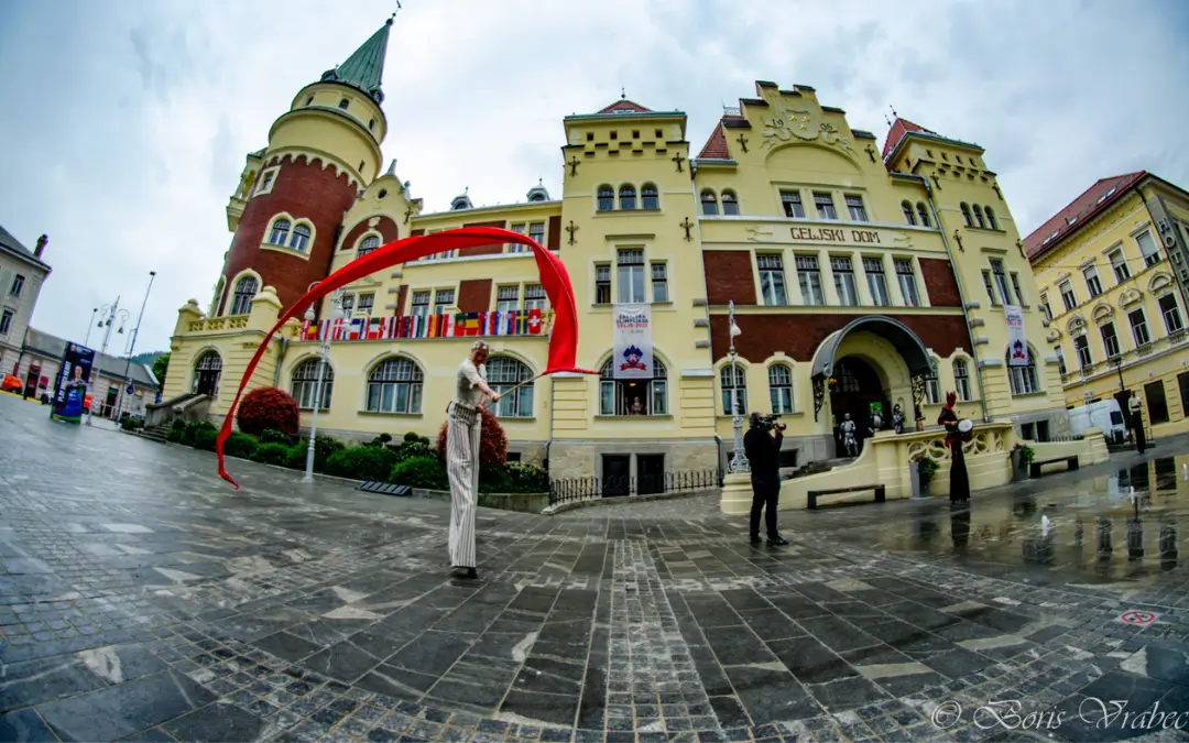The photo of the venue of the LLW opening in Celje