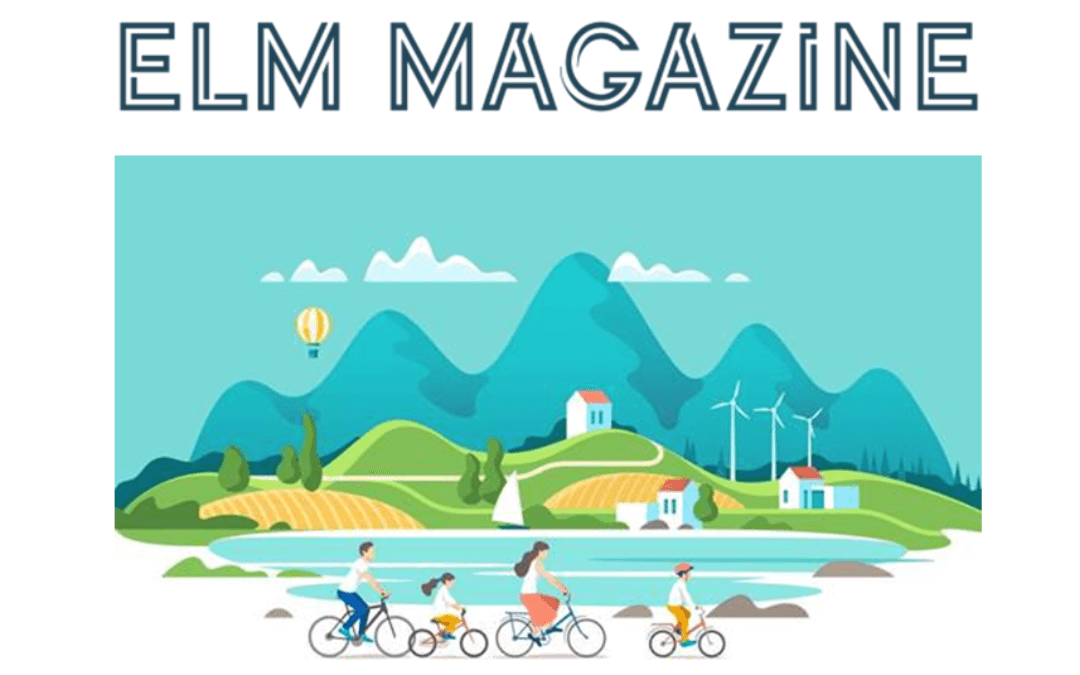 Slika, ki predstavlja temo 3. številke Elm Magazina – Trajnostna prihodnost in podnebne spremembe.