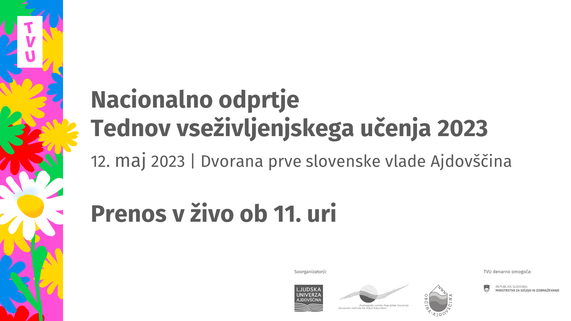 Pasica za odprtje TVU 2023.