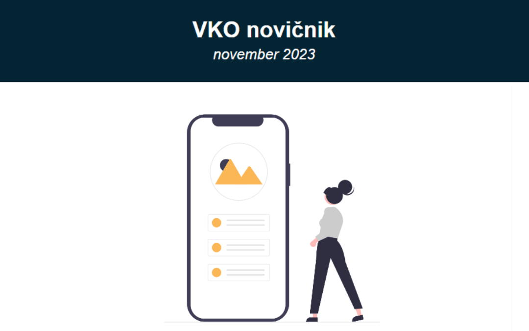Naslovna slika VKO novičnika november 2023.