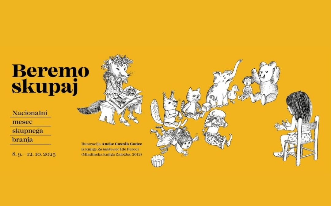 Pasica NMSB 2025.na kateri deklica bere različnim živalim.