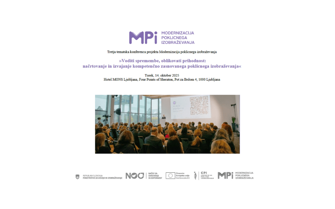 Tretja_tematska_konferenca_Modernizacija_poklicnega_izobrazevanja Pasica 3. tematske konference projekta Modernizacija poklicnega izobraževanja