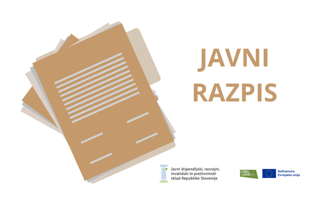 Javni_razpis_SRIPS Slika, ki predstavlja razpisno dokumentacijo za javni razpis, ki ga objavlja Javni štipendijski, razvojni, invalidski in preživninski sklad RS.