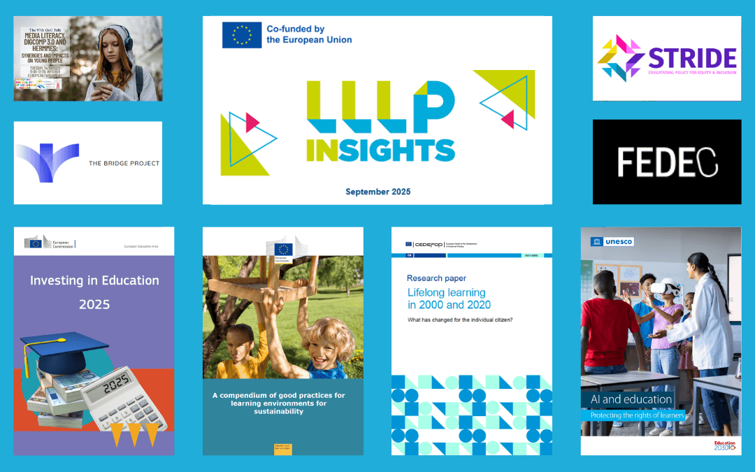 LLLP_Insights-092025 Logotip glasila LLLP Insights s slikami iz izbranih novic septembrske številke za leto 2025.