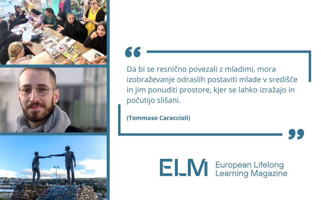 Kolaž slik, ki prikazuje fotografije iz člankov oktobrske številke revije ELM 2025.