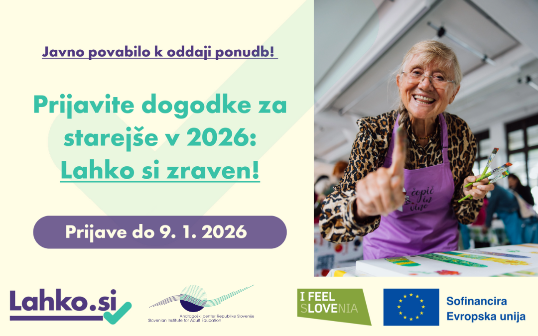 Pasica za javno povabilo za dogodke za starejše v letu 2026