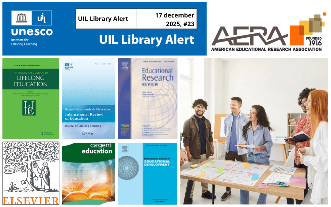 UIL_Library_Alert_23 Mozaik naslovnic in prispevkov v UIL Library Alert št. 23.