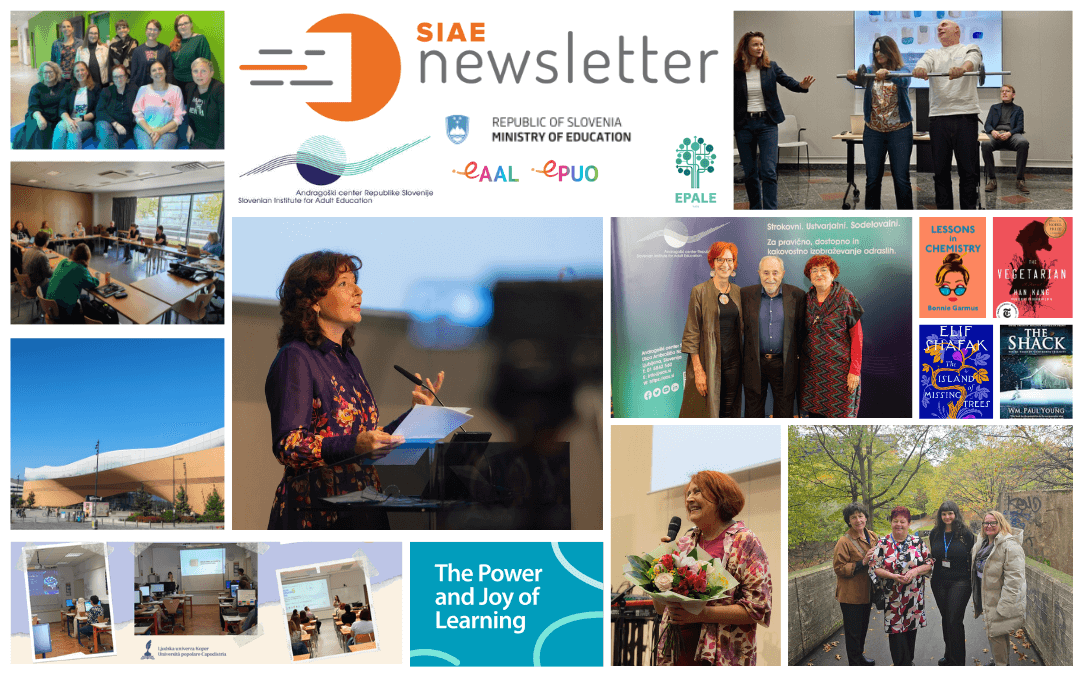 e-Novicke-Winter_2025 Kolaž slik, ki prikazuje vsebino zimske številke e-Novičk ACS 2025 v angleščini.