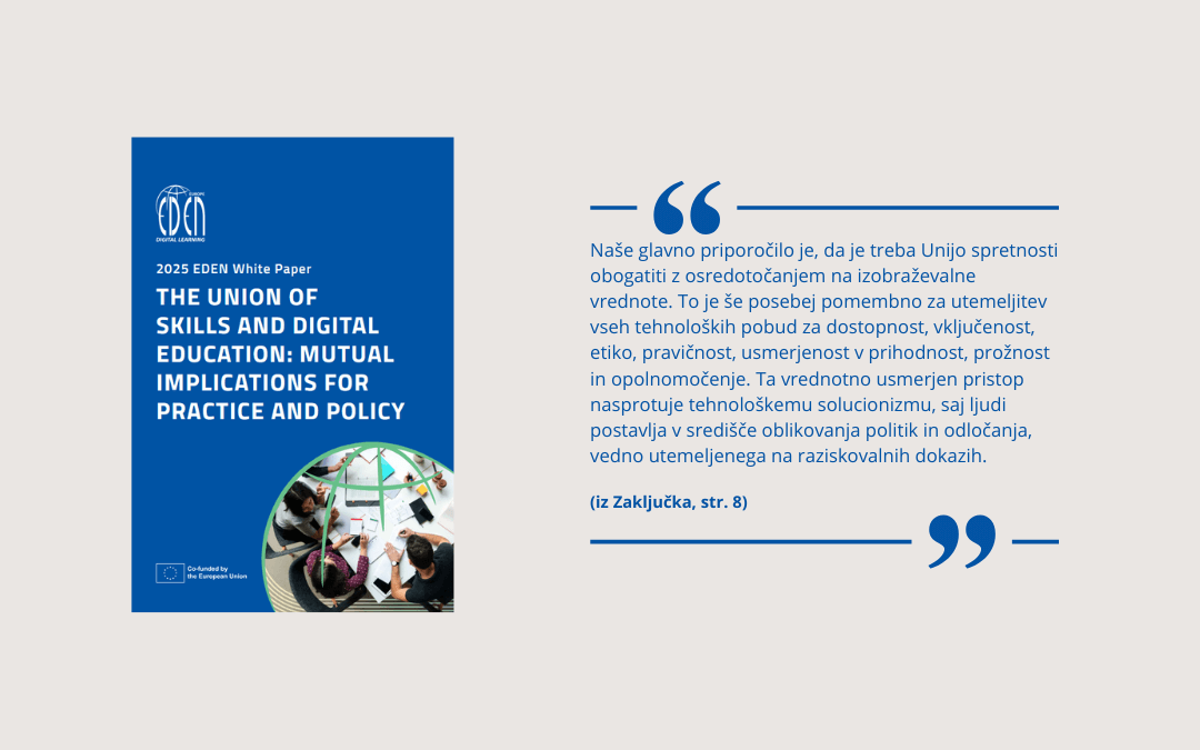 2025_EDEN_White_Paper Naslovnica publikacije 2025 EDEN White Paper s citatom iz zaključka.