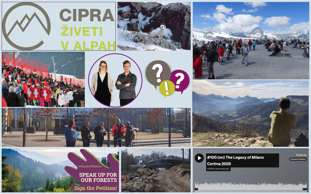 Kolaž fotografij, ki prikazujejo vsebino 2. številke revije alpMedia Newsletter 2026.