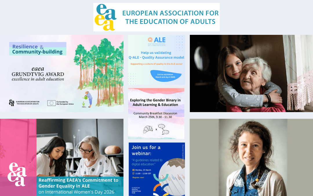 Kolaž fotografij, ki prikazuje vsebino 2. številke novičnika EAEA 2026.