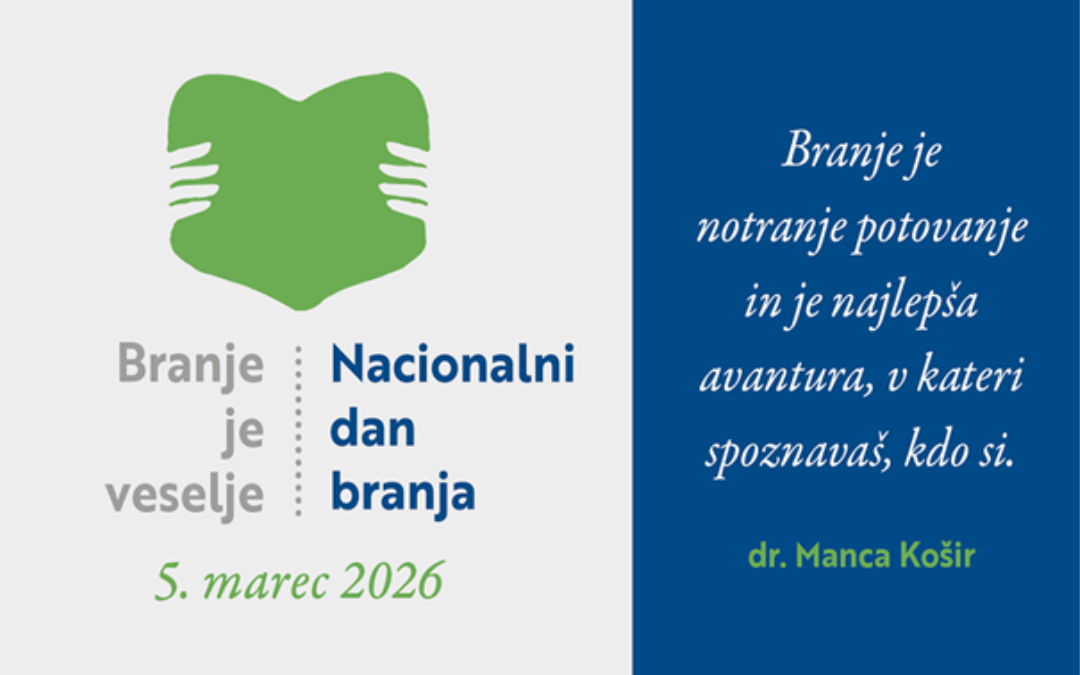 Nacionalni_dan_branja_20206 Pasica nacopnalnega dneva branja 2026 in citat dr. Mance Košir o branju.
