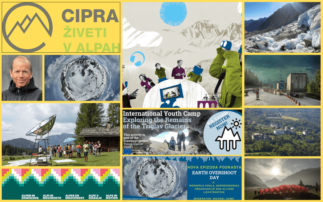 Kolaž fotografij, ki prikazujejo vsebino 3. številke revije alpMedia Newsletter 2026.