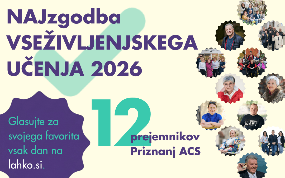Pasica za glasovanje za NAJzgodbo vseživljenjskega učenja 2026