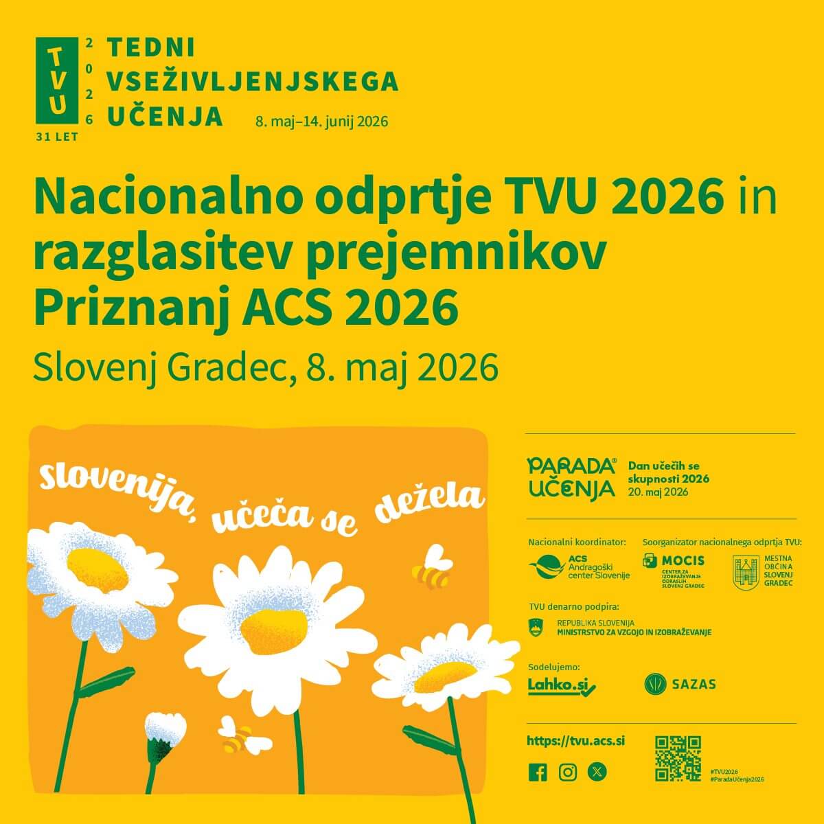Pasica za nacionalno odprtje TVU 2026