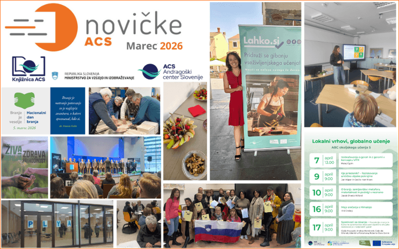 Marčevske e-Novičke ACS: nova urednica, ključna vprašanja