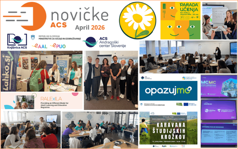 Aprilske e-Novičke ACS: preplet kulture in učenja