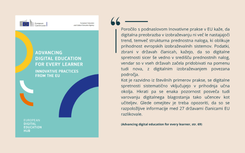 Navdihujoči primeri digitalnega izobraževanja iz 27 držav EU