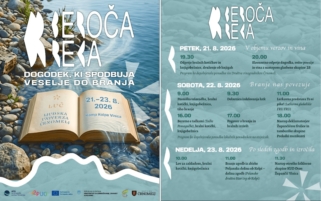 Beroca_reka_2026 Plakat dogodka Beroča reka 2026.