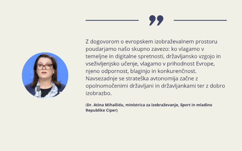Svet EU potrdil načrt za evropsko izobraževanje do 2030