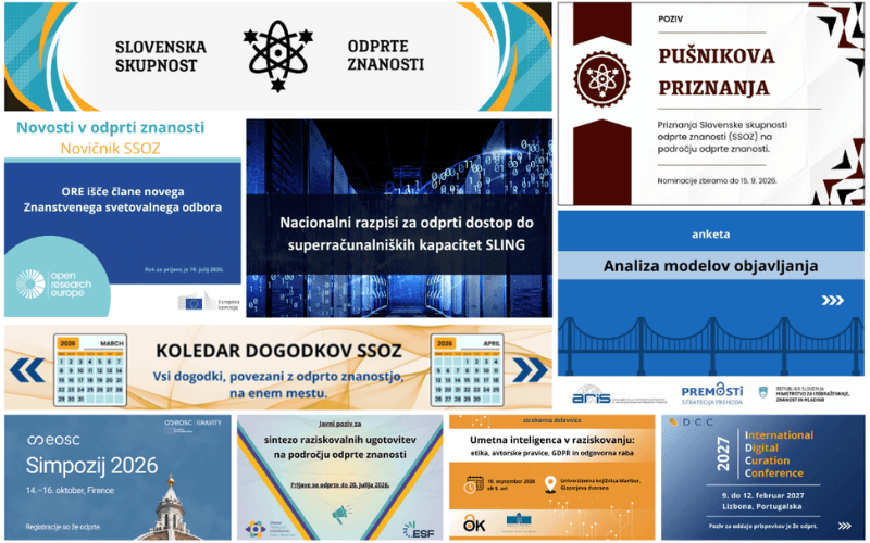 Junijske novice SSOZ o prihajajočih dogodkih in razpisih