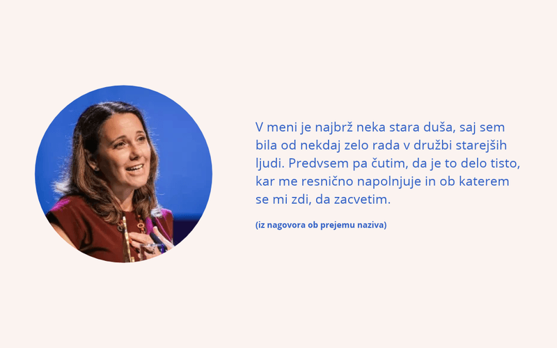 Urška Bittner Pipan – častna ambasadorka Festivala za tretje življenjsko obdobje