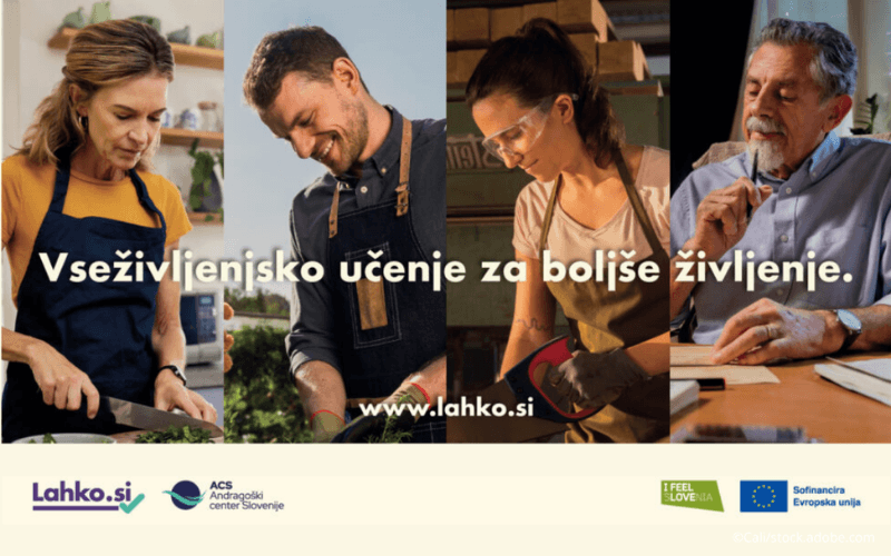Vseslovenska medijska kampanja Lahko.si: učenje je del našega vsakdana